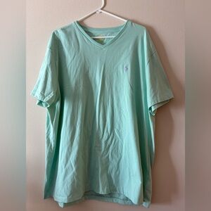 Polo Ralph Lauren Aqua V-Neck Tee